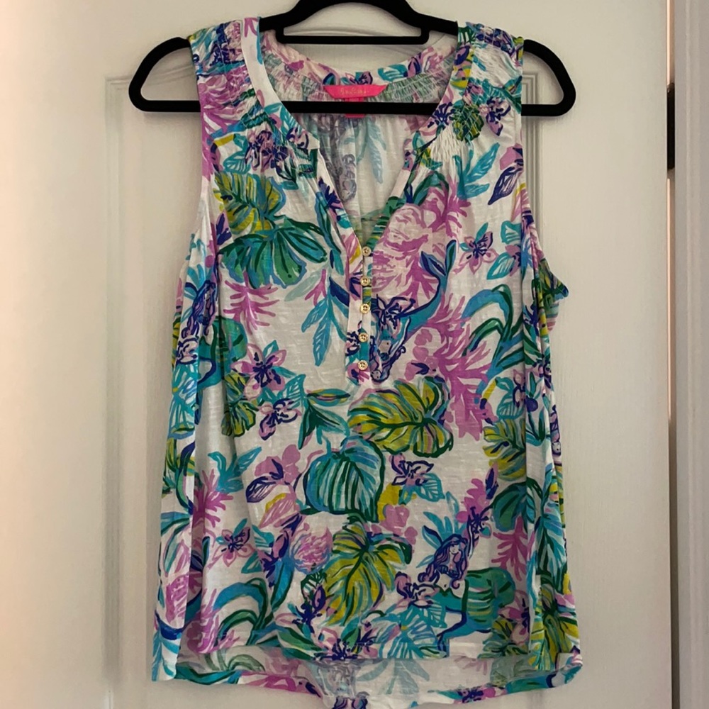 XL Lilly Pulitzer sleeveless Essie top